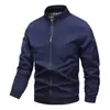 Jaqueta Masculina Nova Primavera e Outono 2025 M-8XL tamanho plus size Profissional Transfronteiriça Principal Empurrão Versão em Inglês