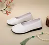 Zapatos Planos de Satén DIY Zapatos de Tela de Color Puro para Mujer Verano Nuevo Estilo Moda Suave Retro Pequeño Aroma Zapatos de Trabajo Mary Jane