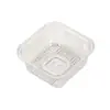 Bandeja para Pastel de Luna de Yema de Huevo, Caja Gruesa de Grado Alimenticio para Pastel de Frijol Mungo, Bandeja Base de Ampolla, Caja Interior para Postre de Pastel Flor de Durazno