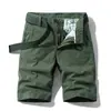 Shorts Casuais de Ferramenta New Men's de Verão Calças de Praia de Algodão Sudeste Asiático Transfronteiriço Soltos Multibolsos Roupa Masculina