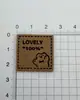 Patches de Tecido com Marca Registrada Impressa Transfronteiriça Patches DIY para Sapatos e Chapéus Acessórios para Bolsas de Roupa Etiquetas de Couro com Letras em Inglês Fabricante Atacado