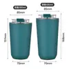 Taza de Acero Inoxidable 304 Engrosada con Aislamiento al Vacío, Aspecto de Alta Calidad, Portátil, para Coche, Taza de Café para Exteriores, Vaso de Agua Simple para el Hogar