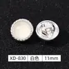 2025 Botones Metálicos Pequeños Color Caramelo 11mm Botones Metálicos Botones para Camisa Cárdigan Vestido Botones para Niños