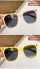 Novos óculos de sol infantis estilo coreano acessórios D-word retro flow meninos e meninas óculos de sol com armação quadrada brinquedos modernos para bebês