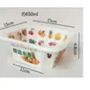 Caixa de Almoço Descartável Papel Kraft Quadrada Embalagem Comercial para Fast Food Caixa à Prova de Óleo Grau Alimentício Recipiente Ecológico como Saladeira