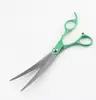 Tijeras de Peluquería para Mascotas Coloridas Separadas de 7 pulgadas, Tijeras Rectas, Tijeras Planas