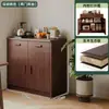 Mueble de té para sala de estar, aparador independiente multicapa para uso doméstico, estante de almacenamiento integrado montado en la pared, estante multifuncional para rincón de café