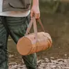 Bolsa de Almacenamiento para Accesorios de Camping al Aire Libre Bolsa de Almacenamiento para Tienda de Campaña Cuerda de Viento Herramienta de Clavado Bolsa de Almacenamiento para Clavos de Cilindro Bolso de Mano