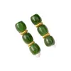 Cuentas Universales Doradas y de Jade Tradicionales para Manualidades Hechas a Mano, Accesorios de Cuentas de Barril y Componentes para Joyería