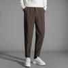 Pantalones de traje nuevos 2023 pantalones de traje con velcro para hombre sueltos Ruan Shuai modernos de moda tobillo atado pantalón casual de celebridad de internet pantalones cargo combinan con todo