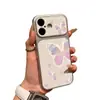 Capa Borboleta Colorida Adequada para 16Promax Capa de Celular Apple Iphone17 Janela Grande 14 Estilo Europeu e Americano 15Pro Anti-Queda