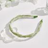 Estilo coreano Mori torção Pérola verde headband de alta qualidade Mori fadas acessórios para o cabelo pressionando alta Skull top headband atacado