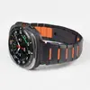 O Novo Modelo é Adequado para Samsung Ultra Galaxy Watch8 Pulseira de Aço Inoxidável com Borracha Embutida Metal 47mm