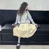 Suéteres de Outono e Inverno para Meninas 2025 Nova Moda Suéteres Casuais Bordados com Gola Redonda para Meninas com Tops Infantis Médios e Grandes