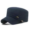 Primavera e Outono Novo Chapéu Moda Casual Sunshade Flat Top Hat Masculino Estilo Esportes Ao Ar Livre Versátil Ajustável Chapéu de Sol