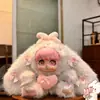 Nova Boneca de Pelúcia Vinílica Super Fofa com Orelhas de Coelho em Formato de Coração, Pingente de Bolsa, Presente para Melhor Amigo, Celebridade da Internet, Atacado para Crianças de Três Anos