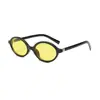 Marco de Gafas Ovalado Estilo Mismo que Zhang Yuanying Gafas de Nerd Marco Pequeño para Mujer Ojo de Gato Vintage Espejo Plano Anti-luz Azul