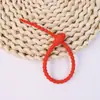 Abraçadeiras de silicone coloridas em estoque 215mm, abraçadeiras autotravantes para cabos de dados, amarradores para cordões de cortina e tiras seladoras para alimentos