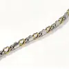 Pulsera Magnética de Corazón Color Oro Rosa para Mujer, Pulsera de Aleación de Zinc con Corazón Hueco Sólido Entrelazado, Simple y Versátil, Ajustable
