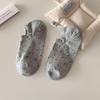 Calcetines de Barco Finos de Verano para Mujer con Lunares de Onda Pequeña Calcetines Invisibles Ins Calcetines de Algodón Simples Coreanos para Mujer Calcetines Cortos para Mujer