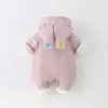 Ropa de bebé mameluco de invierno para bebé acolchado de algodón ropa acolchada de algodón luna llena 100 días ropa para gatear ropa linda