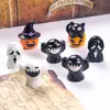 2026 Novas Decorações de Pequenos Enfeites de Fantasma e Abóbora de Halloween Tridimensionais Mini Artesanato Exclusivamente para Vendas Transfronteiriças