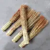 Escova de Limpeza para Vasos de Mudas de Sorgo Natural Planta Feita à Mão Vassoura Esfregadora de Vasos Vassoura de Arroz Escova de Vasos Escova Doméstica de Cozinha