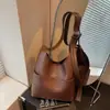 Bolso de Hombro Casual de Gran Capacidad Transfronterizo para Mujer Otoño 2026 Nuevo Bolso Cubo Casual de Moda Bolso de Hombro para Viajes