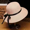 Sombrero para Mujer Verano Playa Viaje Ala Ancha Sombrero de Sol para Playa Protección Solar Sombrero de Paja Verano Casual Versátil Estilo Coreano Moderno