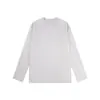 300g Algodão Penteado Pesado de Xinjiang Gola Redonda Cor Lisa Manga Longa Camisetas Básicas Masculinas e Femininas Roupas de Trabalho Uniformes de Grupo Personalizados