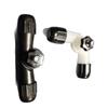 Suministro de fábrica Conector de codo unión conector universal conector de plástico conector de bádminton soporte para paraguas
