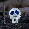 Micropaisaje con explosiones transfronterizas, calavera alienígena luminosa creativa, fantasma, decoraciones DIY, accesorios, mini adornos pequeños