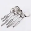 Colheres de Aço Inoxidável para Dropshipping, Utensílios Diários de Cozinha, Espátulas de Cozinha, Suprimentos de Cozinha, Ferramentas de Cozinha, Escumadeiras, Colheres para Arroz