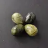 Cristal Natural 2cm Huevo Pequeño Piedra con Forma de Huevo Material de Jade Huevo de Pájaro Piedra Cruda Adorno Objeto de Mano para Jugar, Natural
