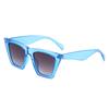 3353 marco grande ojo de gato moda europea y americana alto sentido trapecio Amazon venta al por mayor protección solar gafas de sol para hombre y mujer gafas de sol
