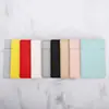 Espelho pequeno portátil de cor sólida espelho cosmético espelho cosmético de aço inoxidável resistente a estilhaços portátil portátil espelho portátil logotipo para impressão