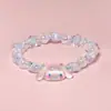 Pulseira Super Fada Nova Doce Mori Sereia Cristal Feminina Ins Design Nicho Combina Com Tudo Estudante Namorada Pulseira DIY