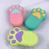 Goma de Borrar con Forma de Pata de Gato Linda, Goma de Borrar de Aspecto Elegante de Mango y Plátano, Modificada y Limpia al Borrar, Papelería Creativa para Estudiantes