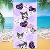 Nueva Toalla de Playa Estampada de Venta Caliente Transfronteriza Stitch Kuromi Toalla de Playa Toalla de Dibujos Animados para Niños Venta al por Mayor Paño de Toalla