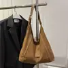 Bolsa Feminina 2025 Outono e Inverno Novo Estilo Couro Fosco Retrô Tendência Roupas de Trabalho Versátil Bolsa de Mão Bolsa de Ombro Tote Grande Capacidade