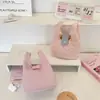 65261 Bolso de Mano Acolchado con Lunares Rosas y Corazón, Bolso de Muñeca Acolchado Diario para Llaves, Pañuelos y Artículos Pequeños