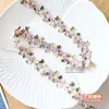 Encaje de flor pequeña tridimensional de color spot de 2 cm, soluble en agua, para tirante de sujetador, cuello, accesorios hechos a mano para manualidades