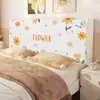 Capa elástica para cabeceira de cama de cobertura total no atacado, tipo universal para quarto, capa protetora contra poeira para almofada de encosto, tecido de capa universal resistente à sujeira para cabeceira
