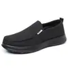 Zapatos de tela del viejo Pekín para hombre, de suela blanda, ligeros, casuales, transpirables y resistentes al olor, zapatos de trabajo para conductores, estilo slip-on