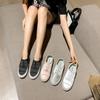Zapatos Casuales Planos de Primavera para Mujer del Condado de Huidong, Zapatos de Satén, Mocasines Slip-On de Suela Gruesa, Zapatos Planos de Moda de Tacón Bajo