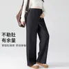 Pantalones de maternidad, pantalones de mezclilla azul oscuro de pierna ancha para otoño e invierno, talla 30 deg La costura lateral está adelantada para crear un efecto adelgazante, ocultando el abdomen y las caderas, y haciéndolos adecuados para usar como ropa exterior