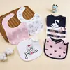 Baberos de Algodón Puro para Saliva para Niños y Niñas, Antifugas, Antivómito, Antimanchas para Recién Nacidos, Absorbentes