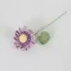 Flor de Girasol de Lana de Doble Capa Producto Terminado Regalo del Día del Maestro Decoración del Hogar Flor Artificial Flor de Lana Tejida a Mano