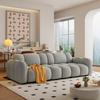 Sofá de Tecido Candy Estilo Moderno de Luxo Leve-Silencioso Cor Creme Mistura e Combinação Apartamento Grande e Pequeno Sala de Estar Quarto Três Pessoas Quatro Pessoas