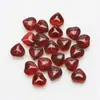 Colgante de cristal liso con forma de corazón y agujero mediano de 8 mm para accesorios de joyería DIY, pendientes, accesorios para collares, contraste degradado